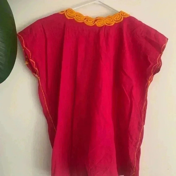 Embroidered Vintage  Mexican Shirt - Picture 4 of 7